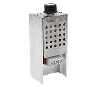 Spacnana Régulateur de Tension SCR 10 000 W, Régulateur de Vitesse, Variateur de Température avec Dissipateurs de Chaleur Intégrés pour Lampe de Chauffe-Eau de Four électrique, Petit Moteur
