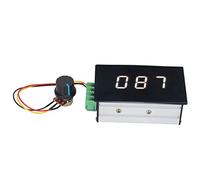 Spacnana Régulateur de Vitesse de Moteur CC 6 à 60 V 30 A, Contrôle Continu PWM, Moteur à Balais pour Connexion de Borne de Barrière
