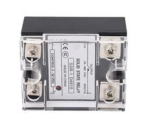 Spacnana Relais à Semi-conducteurs, Module de Relais SSR 10 A Contrôle AC 24 à 480 VCA Entrée 3 à 32 VCC, Montage sur Boulon d'isolation 2500 VCA pour les Utilisateurs d'automatisation