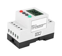 Spacnana Relais de Protection de Séquence de Phases, écran LCD, monté sur Rail, Relais de de Tension avec Enregistrement des Défauts pour Moteurs, Ventilateurs, Pompes et Compresseurs d'air