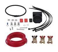 Spacnana Relais de Tension Sensible, Kit D'isolateur de Batterie Double, | VSR automobile à chargement intelligent, 12V 140A, scellé en Silicone, résistant aux chocs, pour camion terrestre,