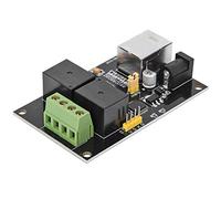 Spacnana Relais Ethernet, Carte Relais Internet 2 Voies avec Contrôleur IP, Solution de Contrôle à Distance pour Maison Intelligente pour Appareils électroménagers et Automatisation