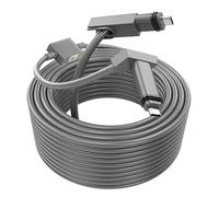 Spacnana Remplacement de Câble de 16,4 Pieds avec Adaptateur Ethernet et Conception Résistante aux Intempéries IP68 pour le Montage sur les Toits