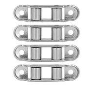 Spacnana Rouleau Coulissant de Porte, Acier Inoxydable, Ensemble de Poulie à Faible Bruit, 11 Mm pour Portes de Grange et Fenêtres Coulissantes