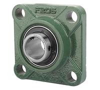 Spacnana Roulement à Bloc d'oreiller UCF205, Base Solide en Acier, Faible Bruit, adapté aux Applications de Machines et Automobiles (UCF205-16)