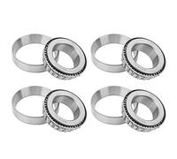 Spacnana Roulements à Rouleaux Coniques en Acier 32007, 4 Pièces, pour Machines-outils et Engrenages Automobiles