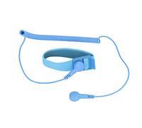 Spacnana Sangle de Poignet à l'épreuve Statique, Boucle élastique Réglable, Fil de Terre, Cordon en Spirale Long, Protection Statique du Corps Humain, sécurité électronique du Travail avec (BLUE)