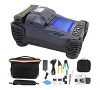 Spacnana Splicer à Fibre Optique 3,5 Pouces TFT Color LCD Écran Affichage de la Machine à Souder D'épissage Perte de Fibre Automatique Faible Perte Automatique pour la Maintenance (Plug UE 100-240V)