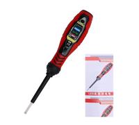 Spacnana Stylo Testeur de Tension, Détecteur NCV sans Contact, Indicateurs LED 3 Couleurs pour Test de Fil Sous Tension, Usage Domestique (Tête plate rouge (lumière LED standard))