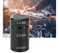 Spacnana Super Condensateur, 2,7 V 500 F, Batterie Automobile à Durée de Vie Prolongée pour Haut-parleurs Stéréo, 6 Pièces de Taille Compacte
