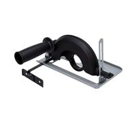 Spacnana Support pour Meuleuse D'Angle, Bride de DéCoupe Réglable à 45 Degrés avec Règle Guide et Plaque D'Appui Ajustable pour Meuleuses de Type 100-125, Profondeur de Coupe 0-40mm