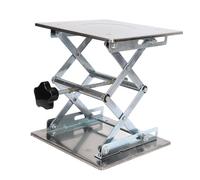 Spacnana Table élévatrice, Table de Laboratoire à Hauteur Réglable en Acier Inoxydable, Plage de 75 Mm à 290 Mm pour la Science et la Recherche