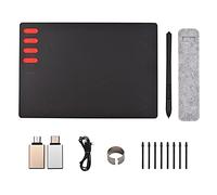 Spacnana Table Graphique T505 pour Créer de l'art Numérique avec des Clés D'accès Direct sans Batteries 8192 Niveaux de Pression pour Dessiner Un Projet éducatif en OTG (Type 1)
