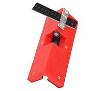 Spacnana Taille-haie à 90 Degrés, Outil de Coupe Manuel à Chanfrein R1 avec 10 Têtes de Coupe en Acier Inoxydable pour Plaques de Plâtre, Panneaux de Fibres, Panneaux de Liège