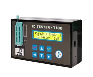Spacnana Testeur de Transistors IC, Testeur de Composants électroniques | Prend en charge les séries 74HC, 74LS, CD4000, HEF400, 4500, Conception légère, Facile à utiliser, Matériau ABS,