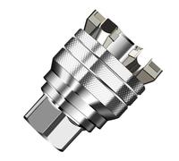 Spacnana Tête de ouille Universelle 10-19mm, Convertisseur de ouille Réglable pour à Cliquet D'entraînement de 3/8 Pouces (Tête de universelle 10-19mm)
