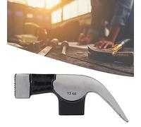 Spacnana Tête de Marteau de Rechange en Acier à Haute Teneur en Carbone, Tête de Marteau à Griffes, Angle de Courbure de 13 Oz, Double Fourche 25 X 25 Mm pour la Maison, le Travail du Bois, le