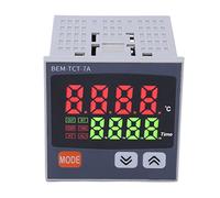 Spacnana Thermostat de Sortie de Relais de Régulateur de Température Numérique 100 à 240 V Entrée de Type K 32 à 752 F pour Machine de Presse à Chaud Affichage Numérique Échantillonnage Rapide de
