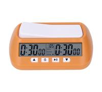 Spacnana Timer D'échecs Numérique Portable Clear Affichage Clock Corloge avec Retard Bonus Byoyomi Move Count Counts Fonctions pour Le Gameplay (Yellow)