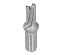 Spacnana U Drill Chanfrein Outil, C25-2D20-43WC03 Carbure Insert Manche | Support de Machine CNC, rinçage des copeaux par liquide de refroidissement, finition d\'alésage lisse, remplacement