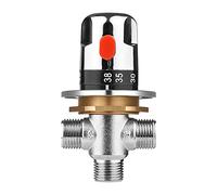 Spacnana Vannes en Cuivre en Cuivre avec de L'eau Froide un Mélangeur de Douche pour la sécurité Solaire G1 / 2, Argent Fiable