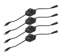 Spacnana Variateur de Lampe, Matériau ABS, Contrôle Continu de la luminosité avec Cordon de 1,15 Pieds pour l'éclairage Domestique