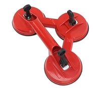 Spacnana Ventouse Robuste, Triple Ventouses en Verre avec Aspiration Super Forte de 90 Kg pour Soulever des Carreaux de Verre Mobiles, Miroirs, Poignée en Aluminium, Plaque sous Vide pour Portes et