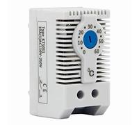 Spactz KTS011 NO Normalement Thermostat mécanique réglable DIN Rail pour refroidissement