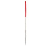 Spactz Lapidary Limes diamant rondes en de queue de rat Argenté 3 x 140 mm