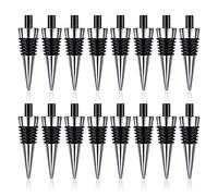 Spactz Lot de 16 bouchons de liège en métal réutilisables pour mariage, fête, bar, bricolage