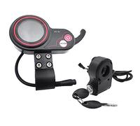 Spactz QS-S4 72 V Accélérateur à Pouce Écran LCD Compteur + Clé Verrouillage Allumage Seulement pour Zéro 11X Scooter Électrique Affichage 6PIN Accessoires pour Scooter Électrique