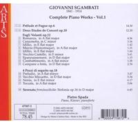 Spada,Pietro - Klavierwerke,Kompl. V.1