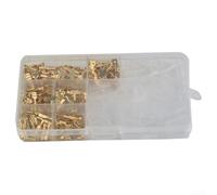 Spade Cosse de fil électrique Kit de 315 connecteurs à sertir avec manchons isolants et boîte de rangement pour appareils ménagers et câblage automatique