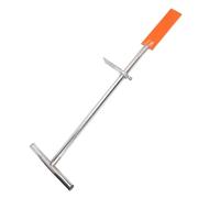 Spade Shovel,Dibble Bar Planting Tool Stainless Steel T Handle Spade Shovel for Gardening Trenching Drain Spade