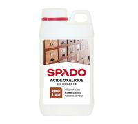 SPADO - Acide oxalique - Sel d'oseille - Eclaircit le bois - Elimine la rouille - Désoxyde les métaux - Remet à neuf - 750 G - Fabriqué en France