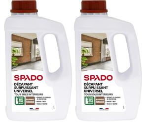 SPADO - Décapant surpuissant sol - Remise à neuf avant protection - Dissout les couches de toutes les protections - Facile & rapide - Pour tous types de sols - Parfumé - 1L - Fabriqué en France