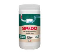 Spado Entretien toutes fosses – Doses hydrosolubles, formule biologique – 52 sachets (1 an)
