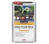 XYLOVERTOX - Huile pour teck & bois exotiques - Nourrit protège et entretient le bois - Huile 100% naturelle - Incolore - 1 L - Fabriqué en France