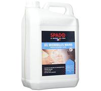 Spado La Marque des Pros Gel Microbilles mains spécial salissures fortes, Gel d'atelier, 5 L
