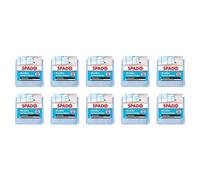 Spado Lot de 10 Microfibres Lavable 38x38cm pour surfaces vitrées Alu et Inox
