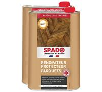 Spado Lot de 2 Bidons 1 l Rénovateur Protecteur Parquets Blindor