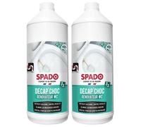 Spado Lot de 2 Flacons 1 l Décap Choc Rénovateur WC