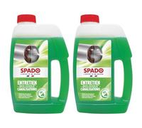 SPADO Lot de 2 Flacons 1 l Entretien Canalisations Biologique Pomme