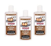 Spado Lot de 3 Flacons 250 ml Nettoyant Cuivre, Laiton, Zinc, Bronze, Etain
