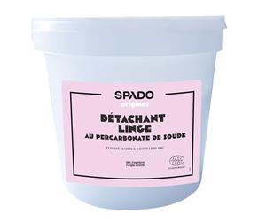 SPADO Origines Détachant Linge Poudre Écocert - Percarbonate de Soude - Oxygène Actif - Efficace dès 40°C - Linge Blanc & Couleurs - 2 Kg