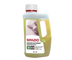 SPADO PRO - Lessive nettoyage sans rinçage - Multi surfaces - Nettoie, dégraisse et décrasse - manuel ou en machine - sans phosphate - sans conservateur - liquide - 1L - Fabriqué en France