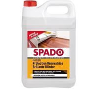 SPADO - Rénovateur Protecteur parquets- Protège, ravive et embellit- Non glissant - Cire d'abeille & miel - 5 L - Fabriqué en France