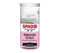 SPADO - Rénovateur textiles - Nettoie, détache et blanchit - Voilages et textiles délicat - Spécial blanc - Ravive l'éclat - Base de percarbonate - 750G - Fabriqué en France