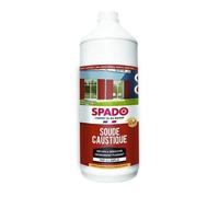 Spado – Soude caustique liquide pré-diluée – Décape peintures, lasures & vernis – 1 L