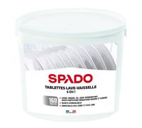 Spado Tablettes Lave-vaisselle 6 en 1 - Baril de 160 doses